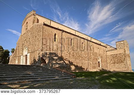 Fossacesia, Chieti, Abruzzo, Italy: Abbey Of San Giovanni In Venere, Medieval Catholic Church And Mo
