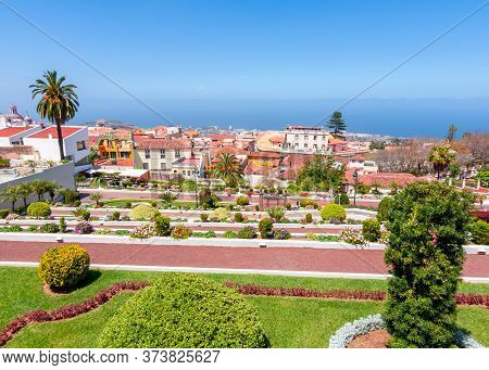 Jardines Del Marquesado De La Quinta Roja Garden In La Orotava, Tenerife, Canary Islands, Spain