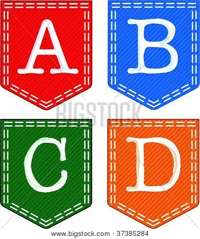 Alphabet Letters A to D