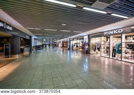 FRANKFURT AM MAIN, GERMANY - CIRCA JANUARY, 2020: interior shot of Frankfurt am Main Airport.