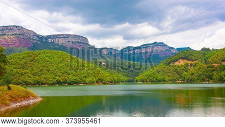 The Swamp In Sau Reservoir, Catalonia, Spain.