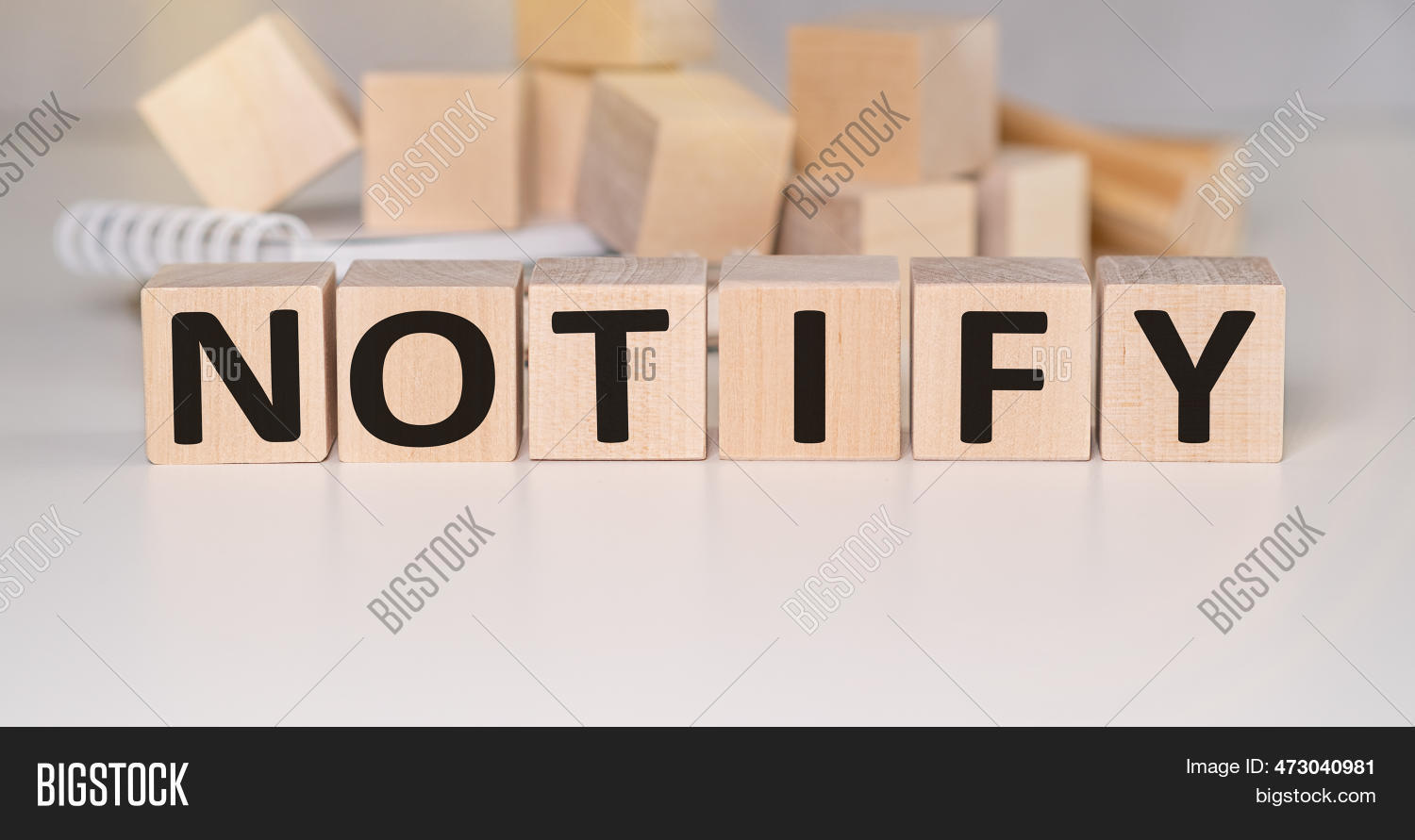 Notify Word Written On Image & Photo (Free Trial) Bigstock