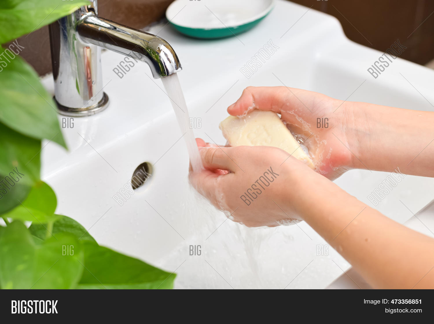 Child Washing Hands Image & Photo (Free Trial) Bigstock