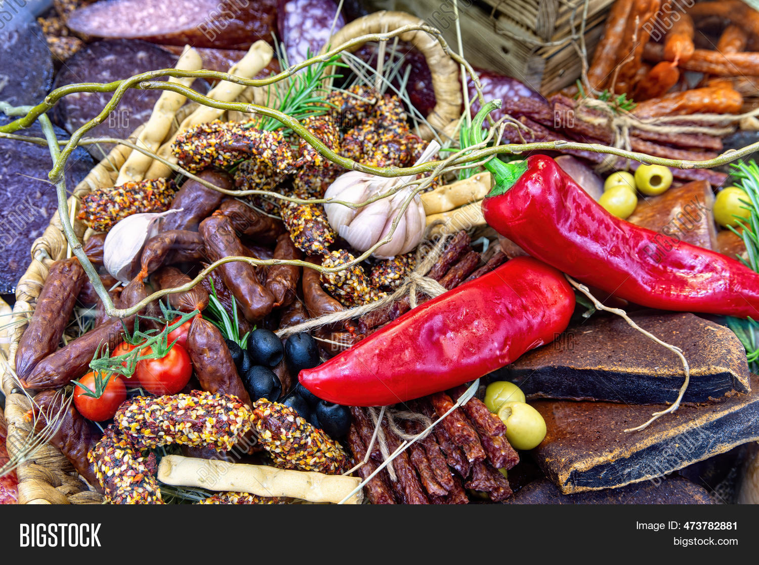 Various Sausage Deli Image & Photo (Free Trial) Bigstock