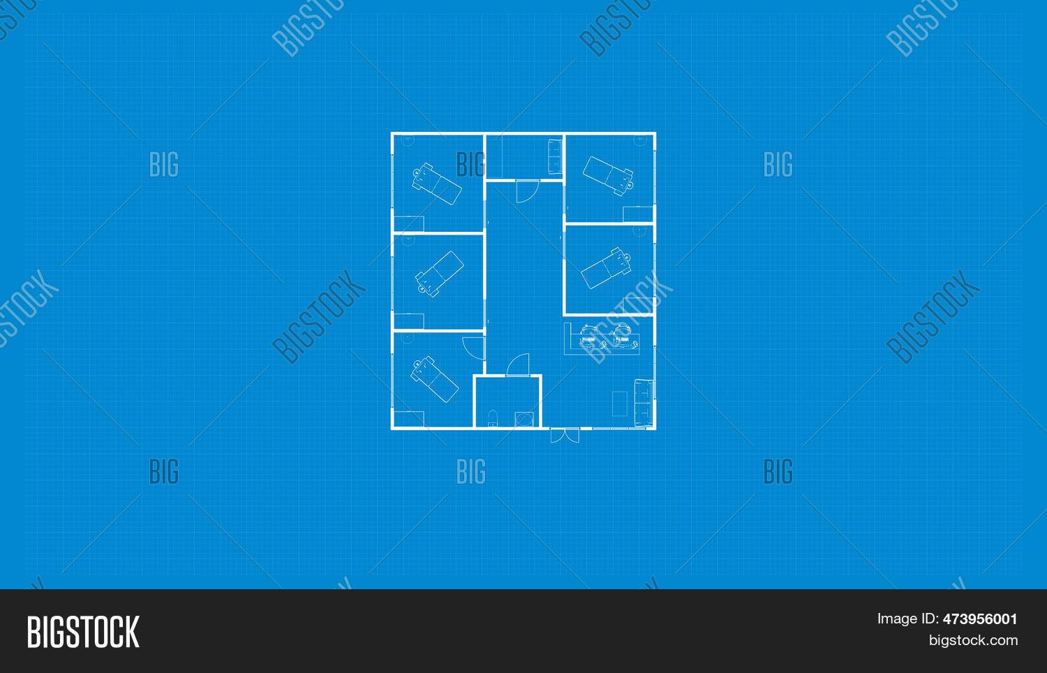 Digital Floor Plan. Image & Photo (Free Trial) Bigstock