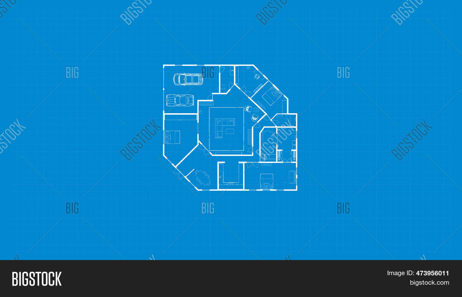 Digital Floor Plan. Image & Photo (Free Trial) Bigstock
