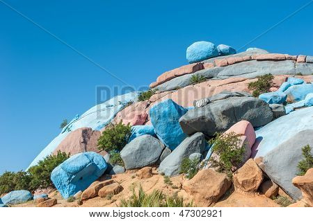 Painted Rocks, Tafraoute, Morocco