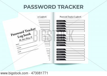 Kdp Interior Password Tracker. Password Tracker And Website Information Notebook Interior. Website S