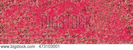 Seamless Pink Granite Slab. Stone Texture Background. May Be Used As Backdrop Or Banner. Wide Pattte