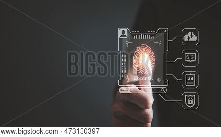 Secure Information Access, Fingerprint Scanning Is A Security-enhancing Technological Identity. Depe