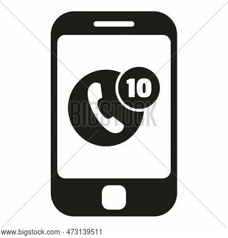 Missed Call Rush Job Icon Simple Vector. Business Person. Service Late