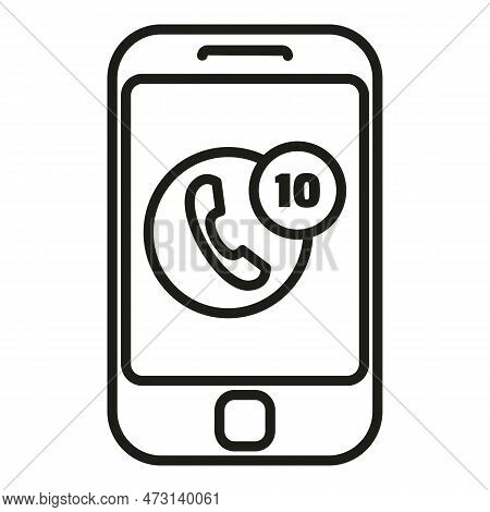 Missed Call Rush Job Icon Outline Vector. Business Person. Service Late