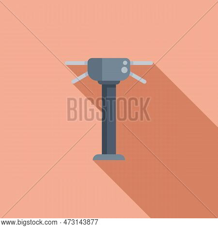 Barrier Level Icon Flat Vector. Automatic Gate. Entry Control