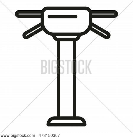Barrier Level Icon Outline Vector. Automatic Gate. Entry Control