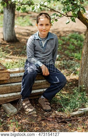 Little Boy Relax Outdoors. Today Is A Day Made For Fun. Happy Child. Portrait Of Happy Little Child.