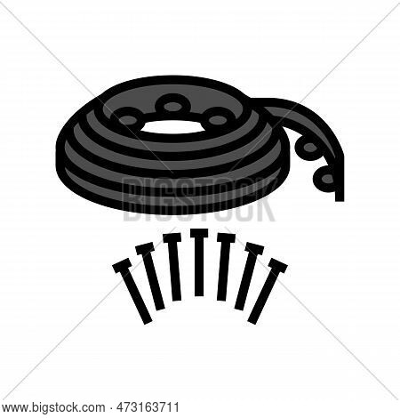 Landscape Edging Garden Tool Color Icon Vector. Landscape Edging Garden Tool Sign. Isolated Symbol I