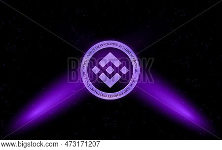 binance-bnb virtual currency images. 3d illustrations. bnb coin logo.