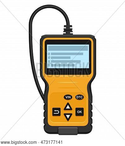 Obdii Diagnostic Code Reader Tool - Handheld Scanner Of Car Systems To Identify Problems