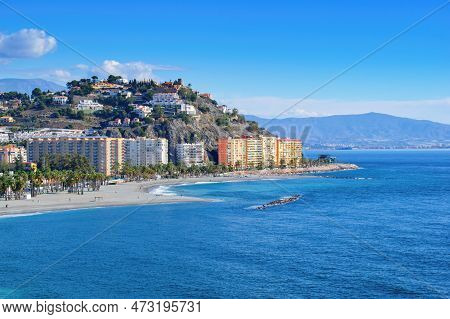 Almunecar, Spain, Costa Del Sol - Beautiful City And Coast View