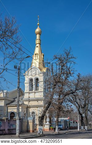 Odessa, Ukraine 22.03.2023. Church Of St. Gregory The Theologian And Martyr Zoya In Odessa, Ukraine,