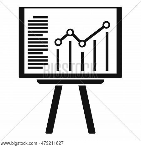 Internship Banner Graph Icon. Simple Illustration Of Internship Banner Graph Icon For Web Design Iso