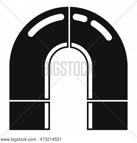 Gravity Magnet Icon. Simple Illustration Of Gravity Magnet Icon For Web Design Isolated On White Bac