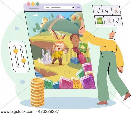 Gaming With Cryptocurrency, Gameplay To Earn, Metaverse, Digital World, Virtual Character . Play To 