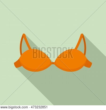 Balconette Bra Icon. Flat Illustration Of Balconette Bra Icon For Web Design