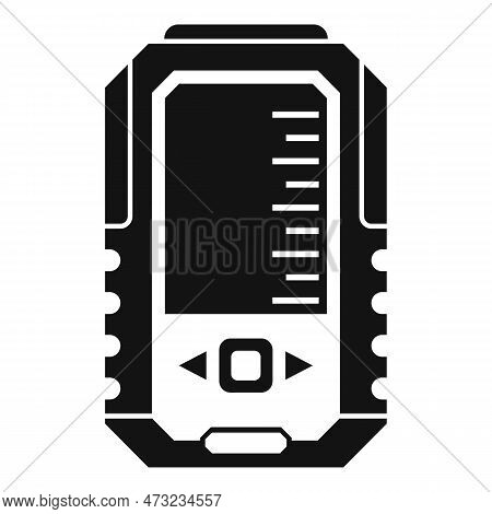 Fish Echo Sounder Icon. Simple Illustration Of Fish Echo Sounder Icon For Web Design Isolated On Whi