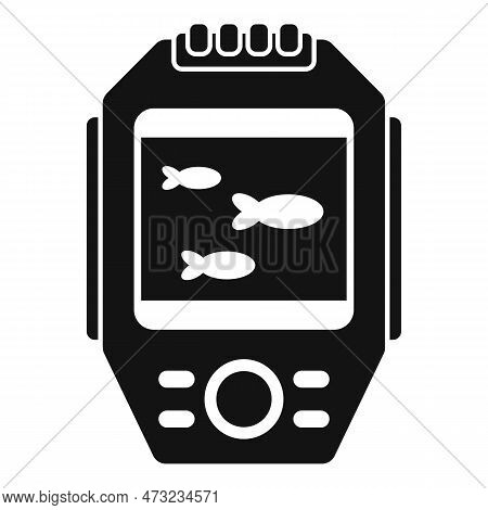 Display Echo Sounder Icon. Simple Illustration Of Display Echo Sounder Icon For Web Design Isolated 