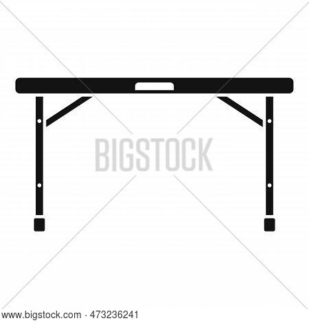 Folding Table Icon. Simple Illustration Of Folding Table Icon For Web Design Isolated On White Backg