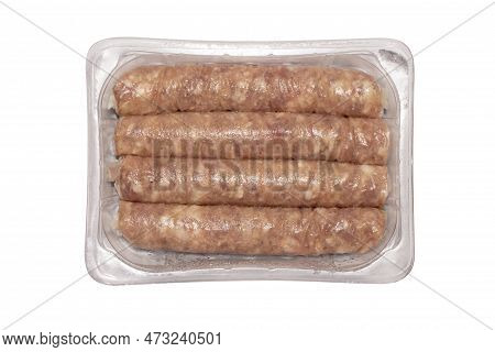Pork Kupaty From Minced Meat.pork Sausages Made From Natural Meat.fresh Pork Salads.pork Kupaty Back