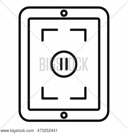 Pause Recoding Icon Pause Screen Recording Image & Photo (Free Trial) | Bigstock
