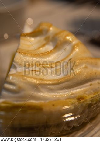 Single Slice Of Lemon Meringne Packeged For One