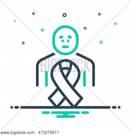 Mix Icon For Rarely Seldom Scarcely Infrequently Aids Disease Awareness Ribbon Syndrome Solidarity P