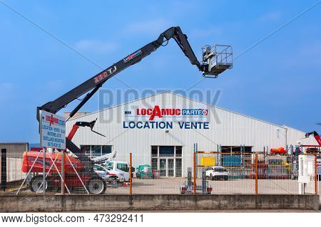 Valence, France - March 2, 2023: French Company For The Rental Of Industrial Equipment