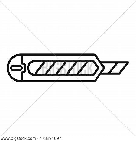 Cutter Icon. Outline Cutter Icon For Web Design Isolated On White Background