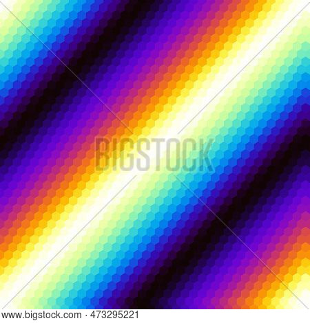 Geometric Abstract Pattern In Low Poly Style.