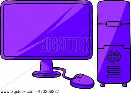 Computer And Desktop Notebook Technology Object Art