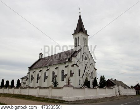 City Of Kosаvа, Ivatsevichy District, Brest Region, Belarus, September 5, 2019. Church Of The Holy T