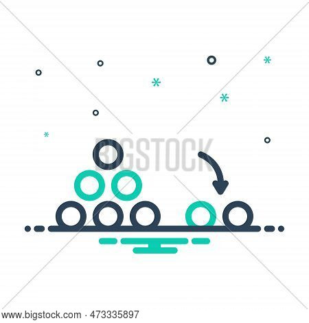 Mix Icon For Few Little Some Less Scanty Scattering Short Sight Exiguous Meager Not-many Not-too-man