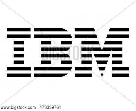 Humpolec, Czech Republic - January 13, 2023: Ibm - International Business Machines Corporation, Icon