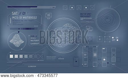 Set Of Infographic Elements About The Study Of Rocks.