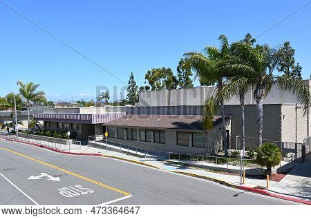Stanton, California - 24 Mar 2023: The Boys And Girls Club In The City Of Stanton Civic Center.