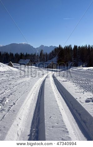 Snowy road