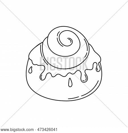 Cinnabon Doodle Coloring Book With Vector For Kids