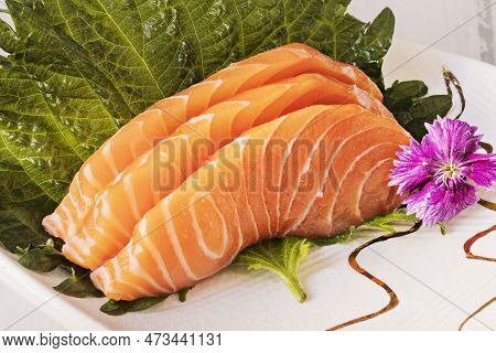 Sashimi Is A Japanese Dish That Consists Mainly Of Raw Seafood Or Fish, Finely Cut, Although Not As 