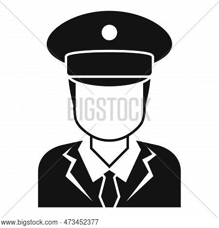 Electric Train Driver Icon. Simple Illustration Of Electric Train Driver Icon For Web Design Isolate