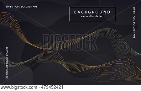 Abstract Background. Wave Element For Design Poster. Digital Frequency Track Equalizer. Stylized Art
