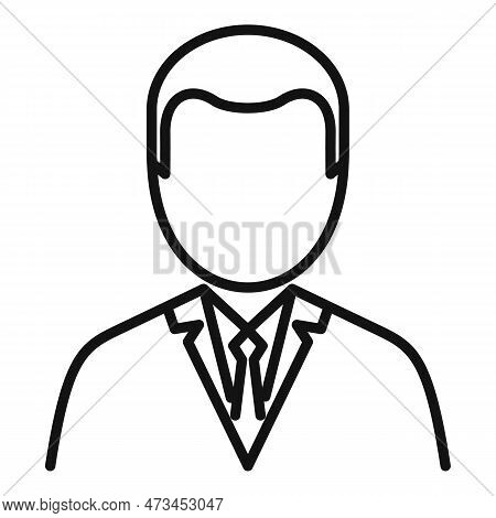 Tax Inspector Icon. Outline Tax Inspector Icon For Web Design Isolated On White Background